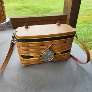 Longaberger Pittsburgh Steelers Basket Purse
